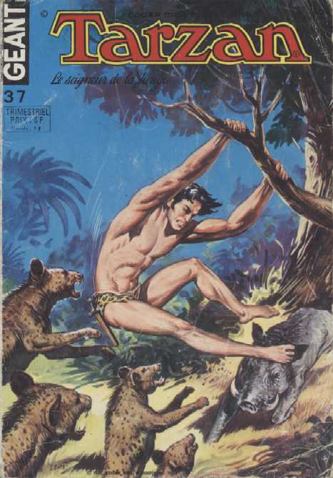 Scan de la Couverture Tarzan Gant n 37